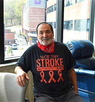 Larry Resti, stroke survivor.